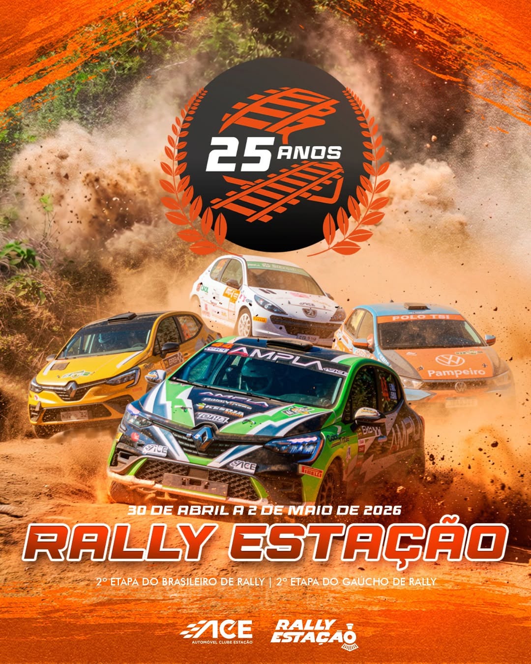 Banner do RALLY ESTAÇÃO 25 ANOS