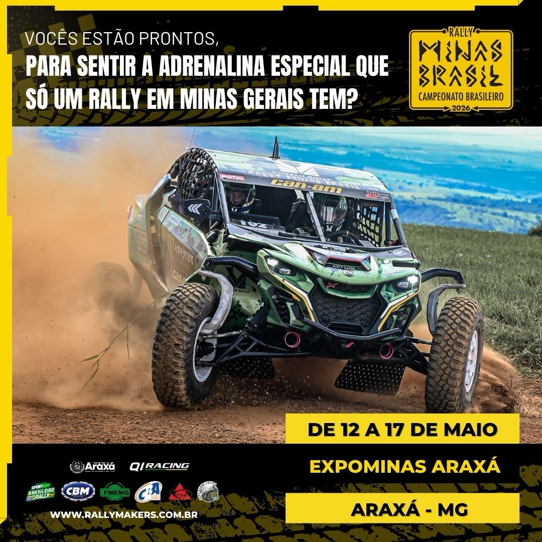 Banner do RALLY MINAS BRASIL